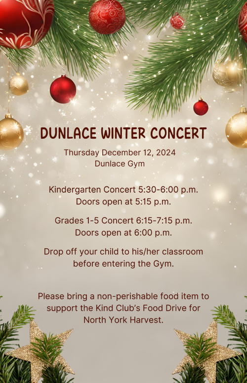 Winter Concert 2024 Flyer